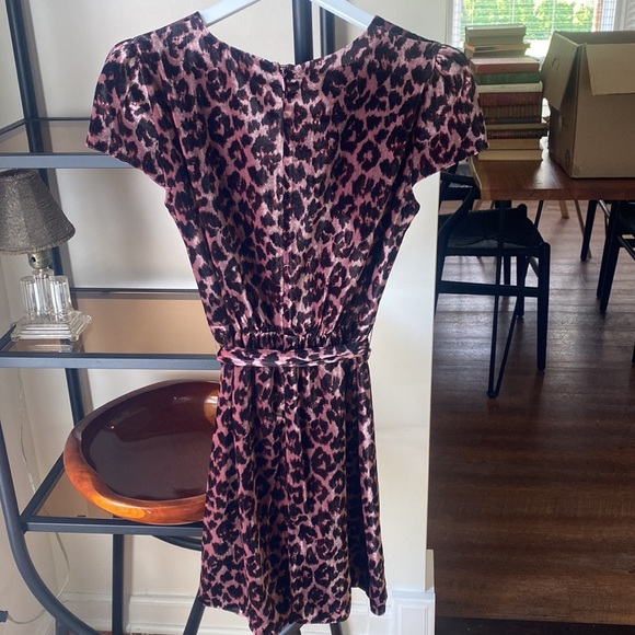 Women’s JCrew velvet leopard print dress - Picture 4 of 4